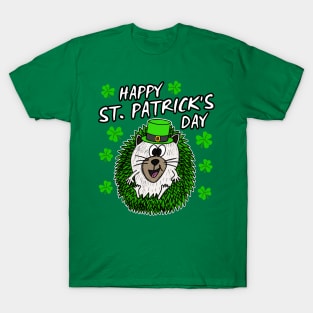Happy St. Patrick's Day 2022 Hedgehog Wildlife Lover T-Shirt